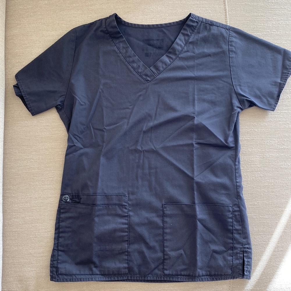 Gray scrubs